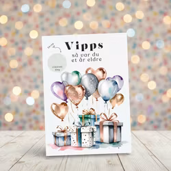 Vipps Bursdagskort - Gaver & Ballonger