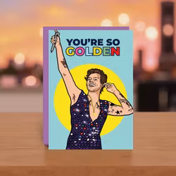 Studio Soph - You're So Golden Harry Styles Kort