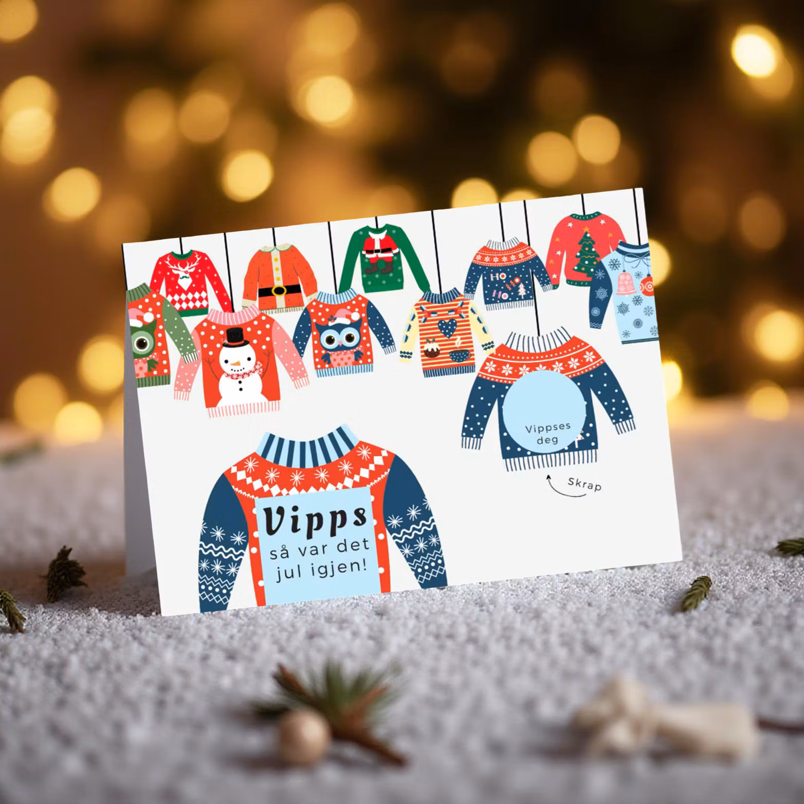 Vipps Julekort - Christmas Jumper