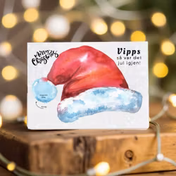 Vipps Julekort - Nissehatt