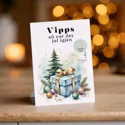 Vipps Julekort - Juletre og gaver