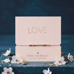 Crystals HCA Jewellery -  Morse Code Bracelet - "LOVE"