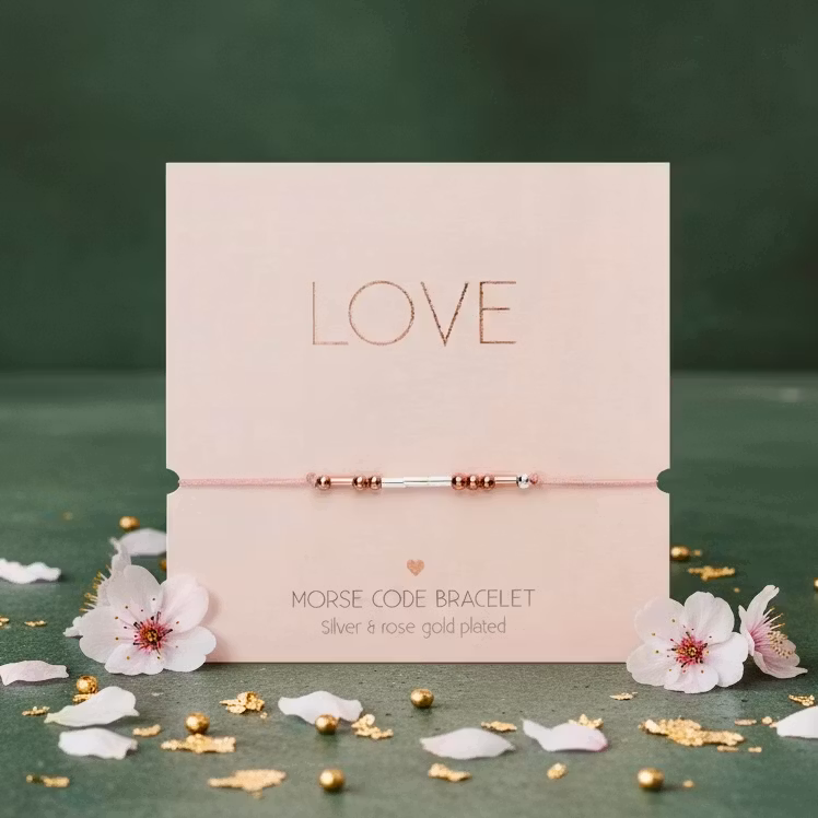 Crystals HCA Jewellery -  Morse Code Bracelet - "LOVE"