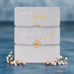 Crystals HCA Jewellery -  2pk One for You... Bracelet - "Forever" Rosegold