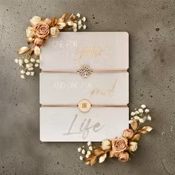 Crystals HCA Jewellery -  2pk One for You... Bracelet - "Tree of Life" Rosegold