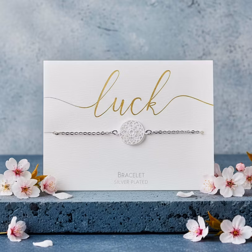 Crystals HCA Jewellery -  Sølvarmbånd "Luck"