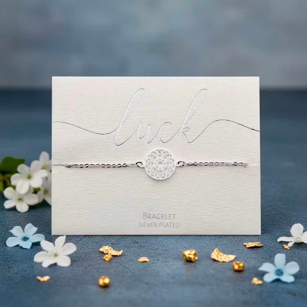 Crystals HCA Jewellery -  Sølvarmbånd "Luck"