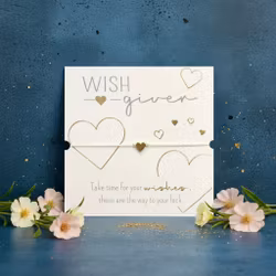 Crystals HCA Jewellery -  Wish Giver - "Gold-plated Heart"