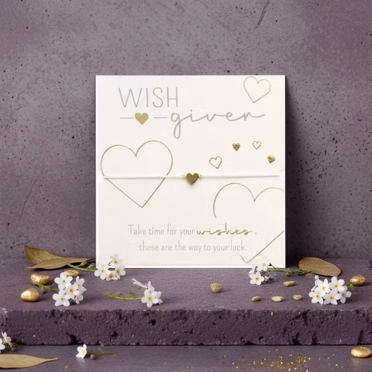 Crystals HCA Jewellery -  Wish Giver - "Gold-plated Heart"