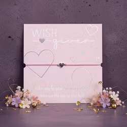 Crystals HCA Jewellery -  Wish Bracelet - "Silver Heart"