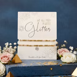 Crystals HCA Jewellery -  2pk Glitter Bracelet - Tree of Life