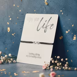 Crystals HCA Jewellery -  Enjoy Bracelet - Infinity Grey