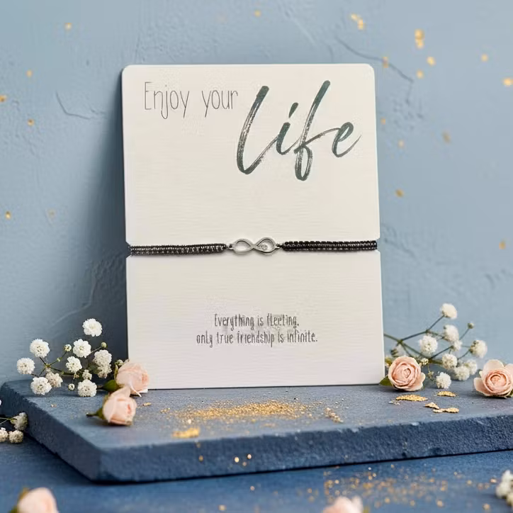 Crystals HCA Jewellery -  Enjoy Bracelet - Infinity Grey