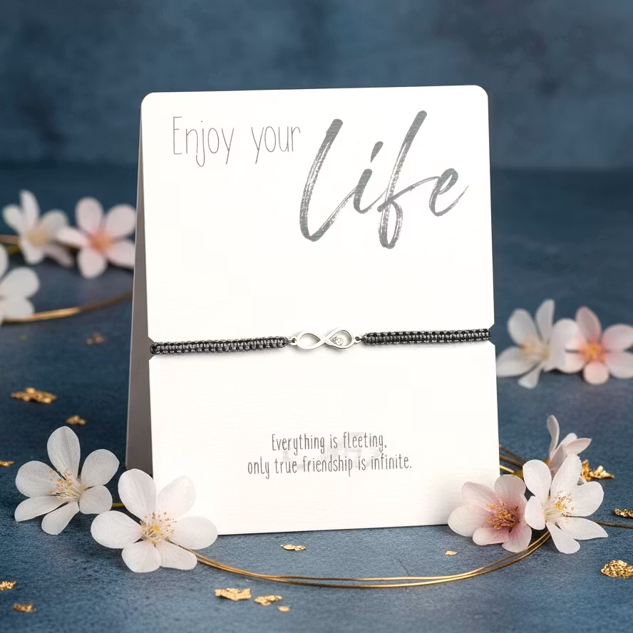 Crystals HCA Jewellery -  Enjoy Bracelet - Infinity Grey