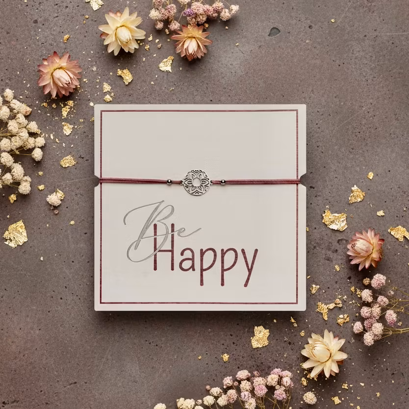 Crystals HCA Jewellery -  "Be Happy Bracelet" - Mandala of Love