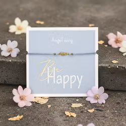 Crystals HCA Jewellery -  "Be Happy Bracelet" -  Angel Wing