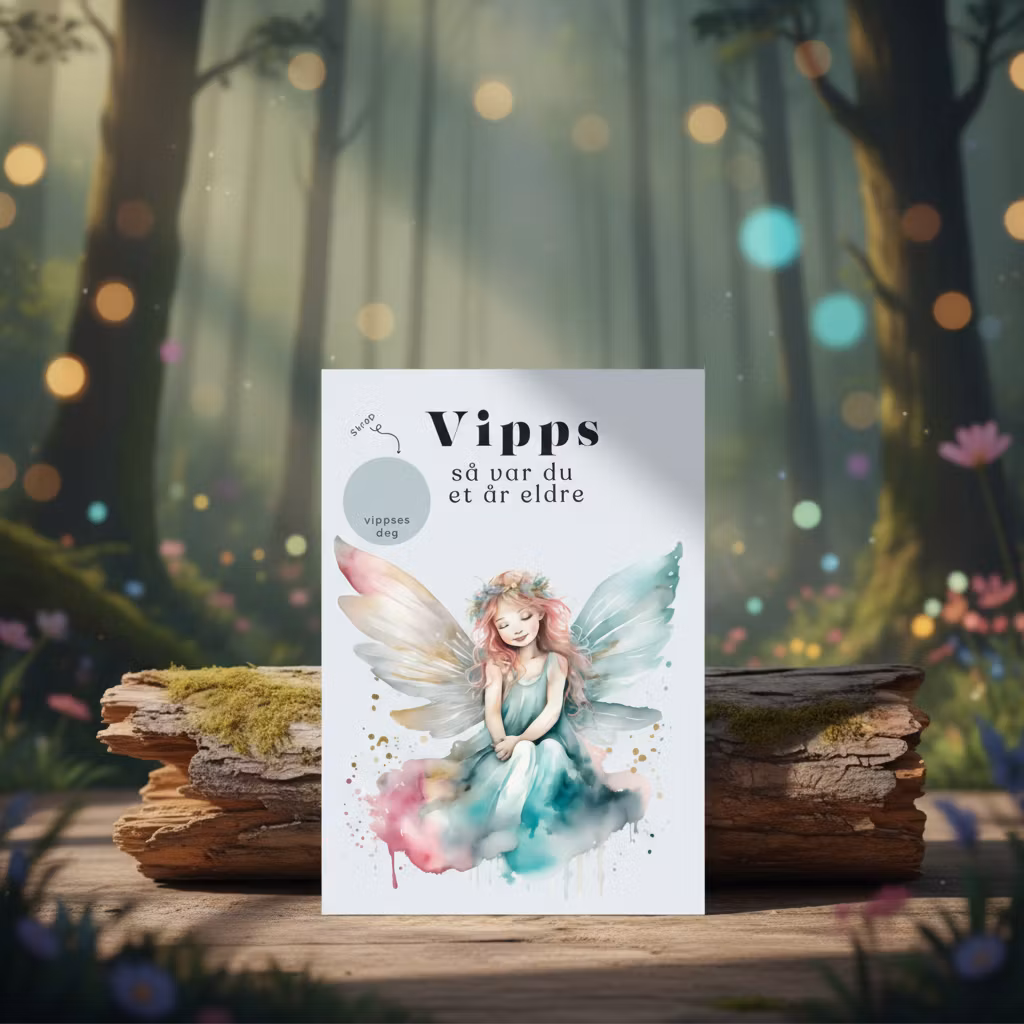 Vipps Bursdagskort - Fairy