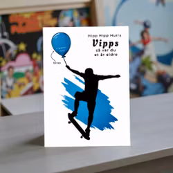 Vipps Bursdagskort - Skater Boy