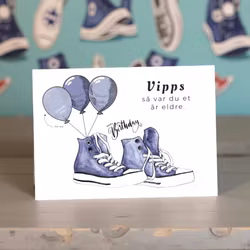 Vipps Bursdagskort - Sneakers