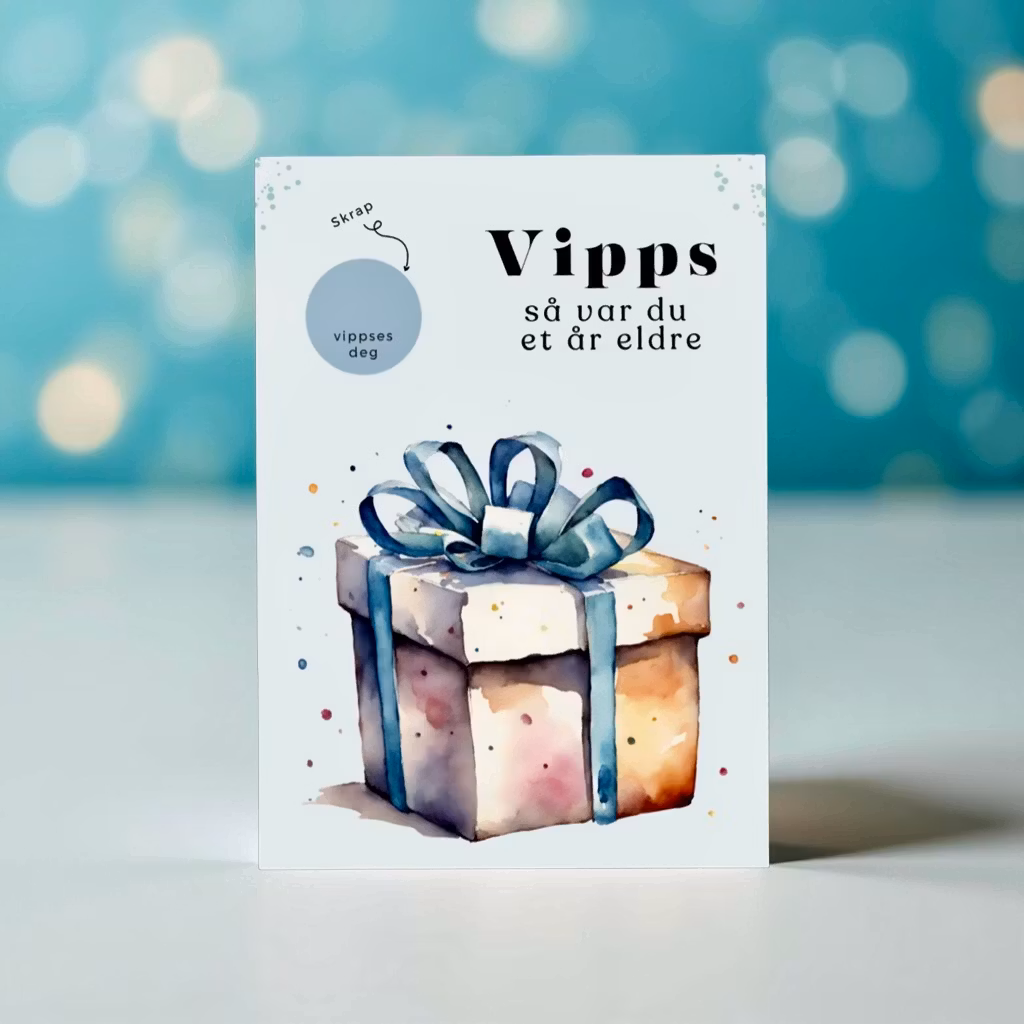 Vipps Bursdagskort - Birthday Present