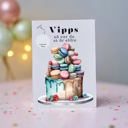 Vipps Bursdagskort - Crazy Cake