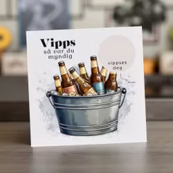 18 års Bursdagskort  - Vipps så var du myndig