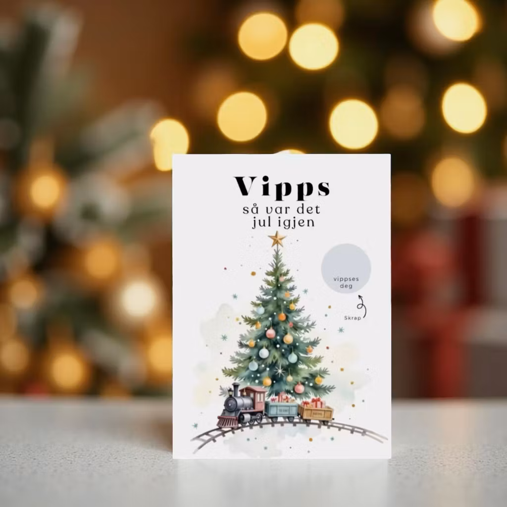Vipps Julekort - Juletog