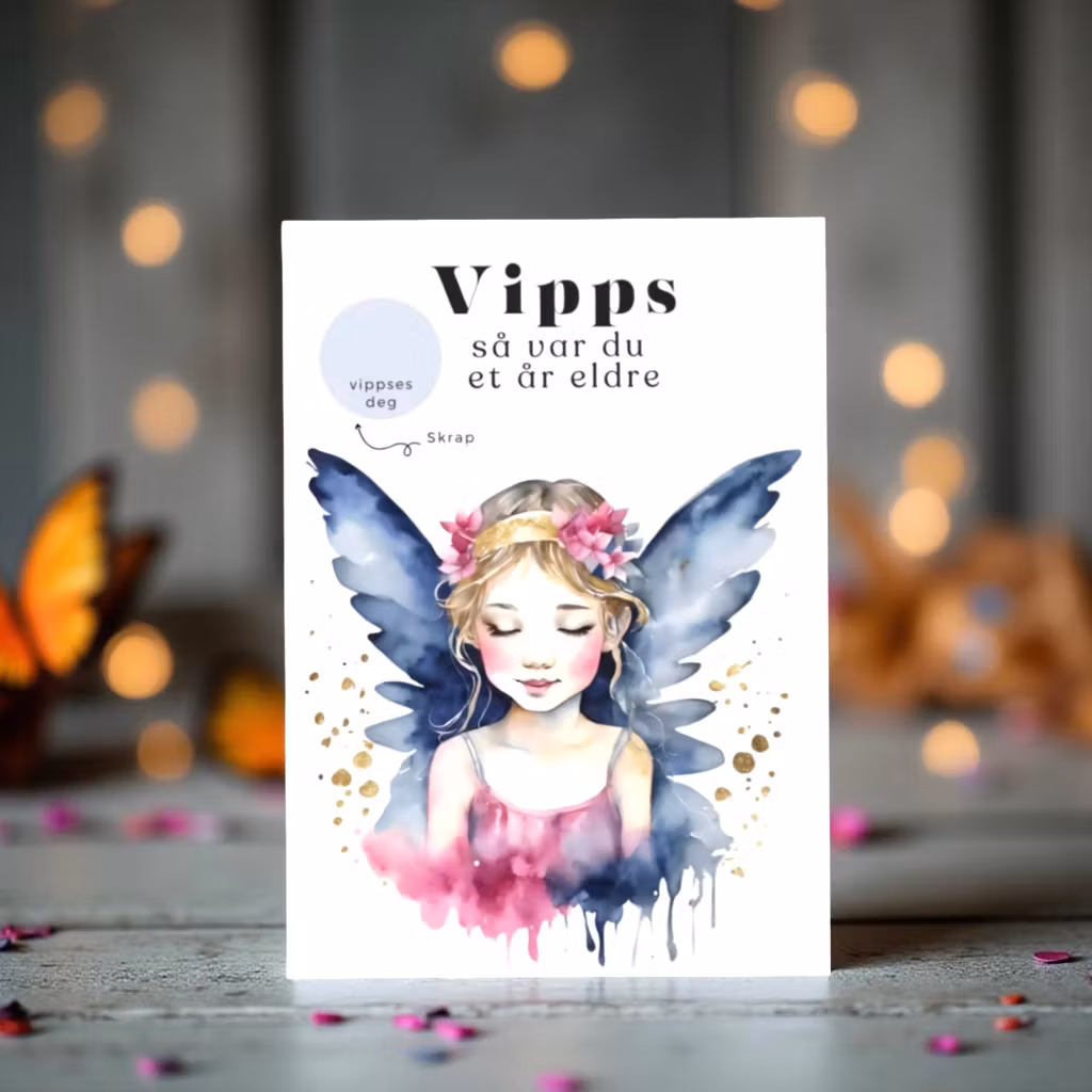 Vipps Bursdagskort - Fairy