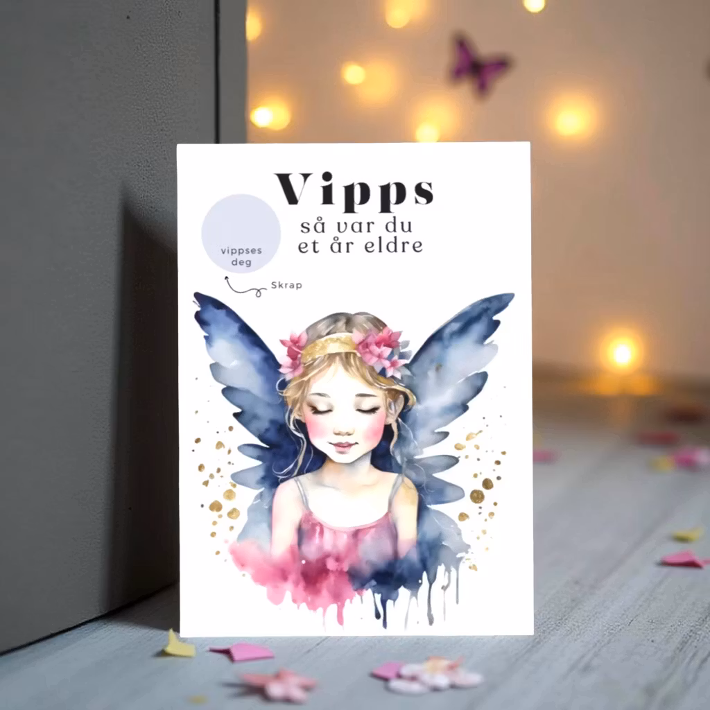 Vipps Bursdagskort - Fairy