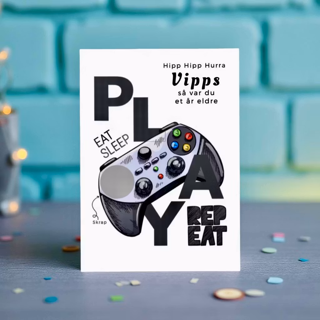 Vipps Bursdagskort - Gaming