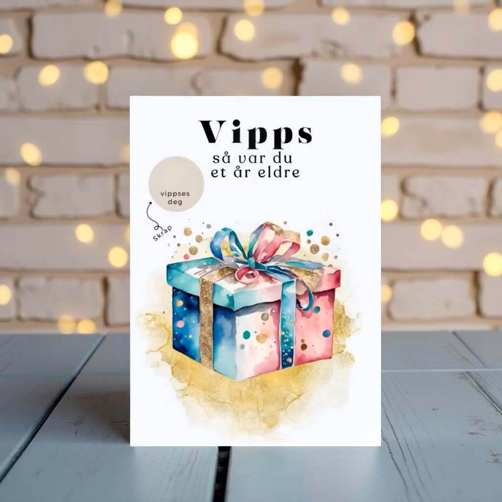 Vipps Bursdagskort - Birthday Present