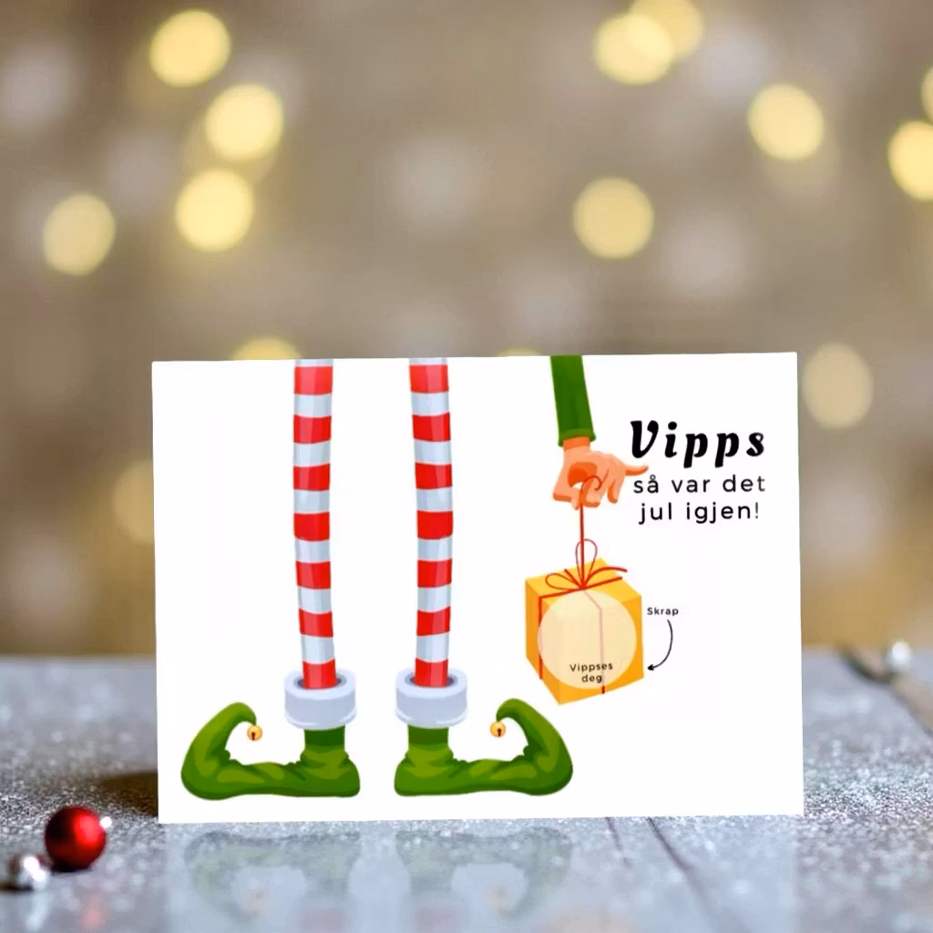 Vipps Julekort - Nissealv