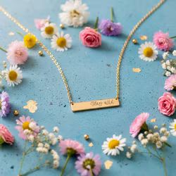 Zen & Zuri Gullkjede - "Stay Wild"