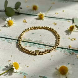 Glass Beads Stretch Bracelet