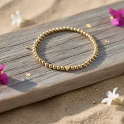 Glass Beads Stretch Bracelet