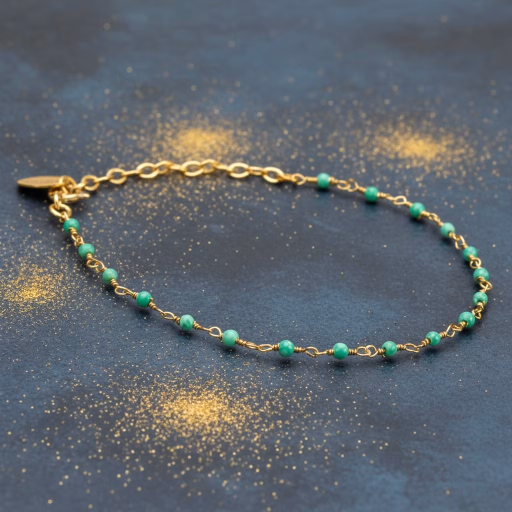 Une a Une - Indian Green Chrysoprase Bracelet