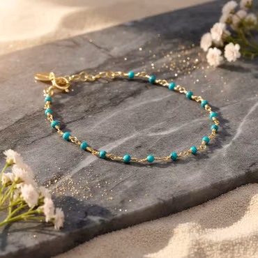 Une a Une - Turkis India Bracelet