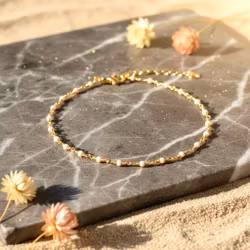 Une a Une - India Opal Light Pink Bracelet