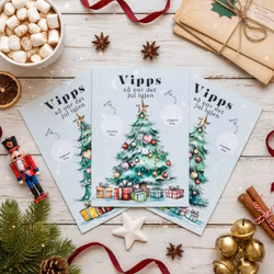 3pk Vipps Skrapekort - Juletrær