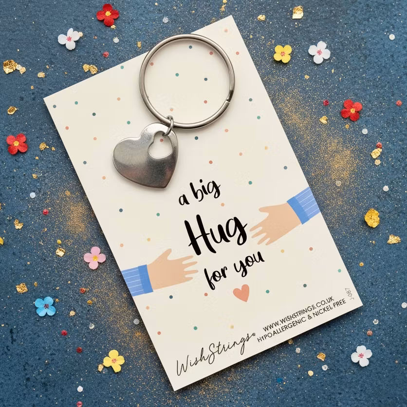 Wishstring Keyring- "A Big Hug"