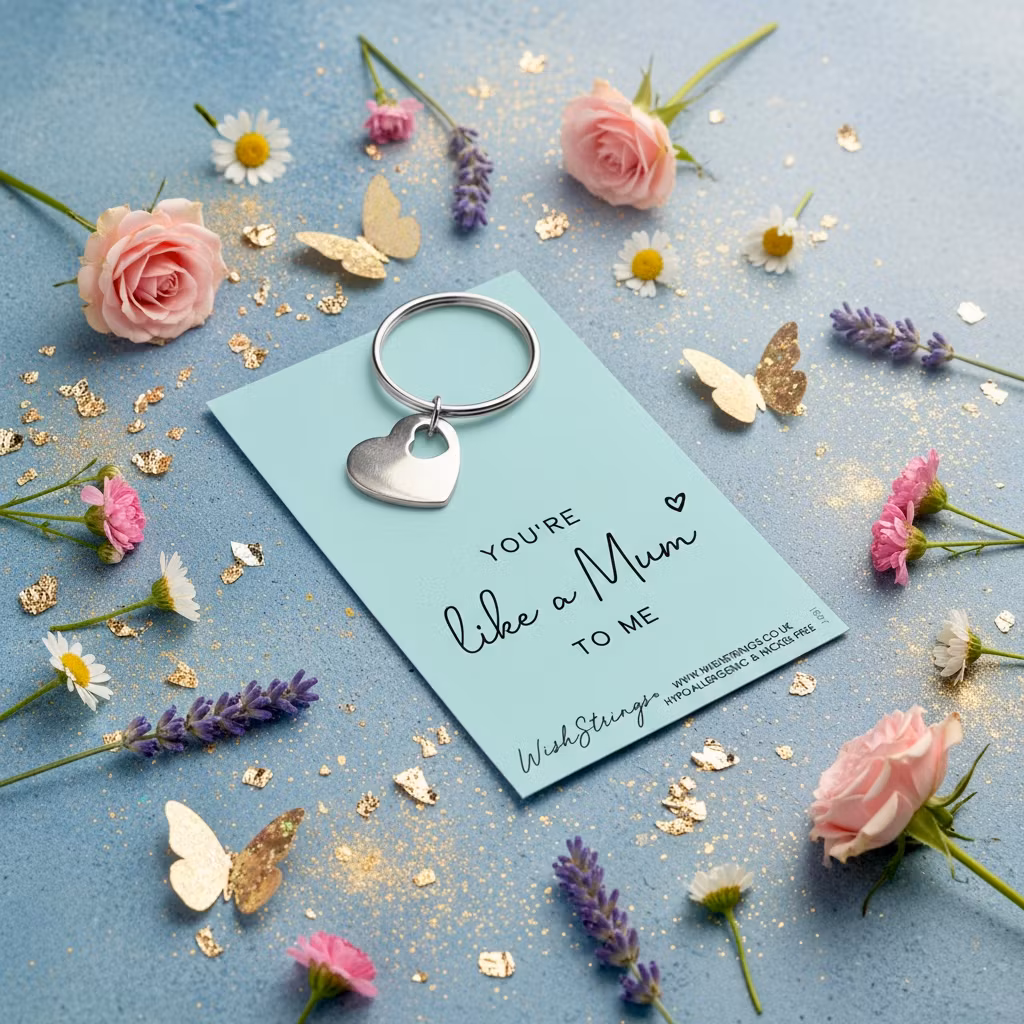 Wishstring Keyring- Like a Mum"