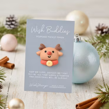 Wishstring Wishing Buddies Pockethug - Reinsdyr