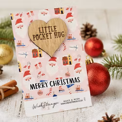 Wishstring Pockethug- "Merry Christmas"