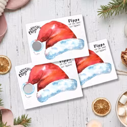 3pk Vipps Skrapekort Nissekort