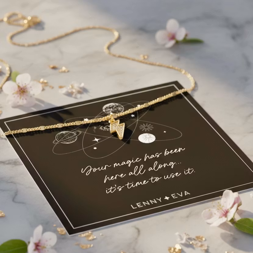 Lenny&Eva  -  Celestial Necklace-Lightning Bolt
