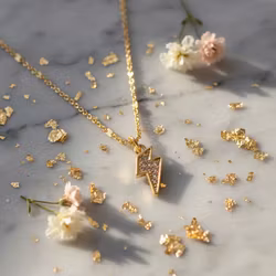 Lenny&Eva  -  Celestial Necklace-Lightning Bolt