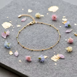 Katie Waltman - Ball Chain Gold Bracelet