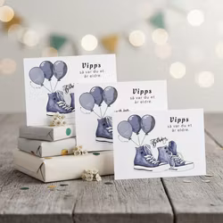 3pk Vipps Skrapekort - Blue Sneakers