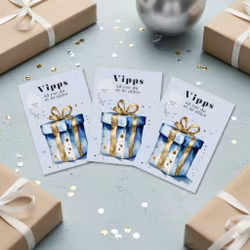 3pk Vipps Skrapekort - Birthday Presents