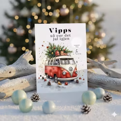 Vipps Julekort - Campervan